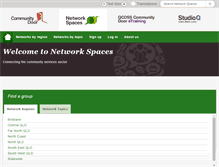 Tablet Screenshot of networks.communitydoor.org.au